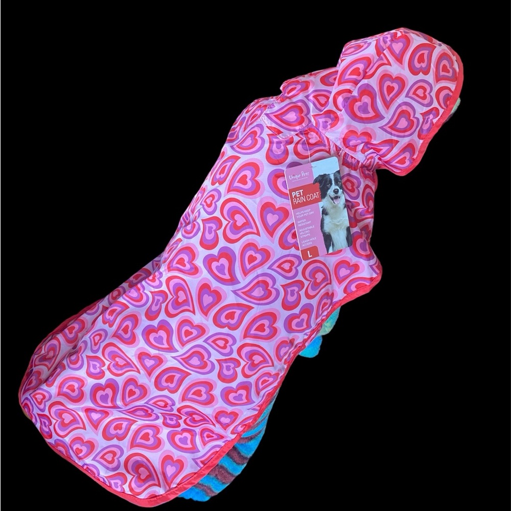 🆕UNIQUE PETZ:Dog Raincoat❤️Size L (Border Collie, Corgi, Australian Shepherd)